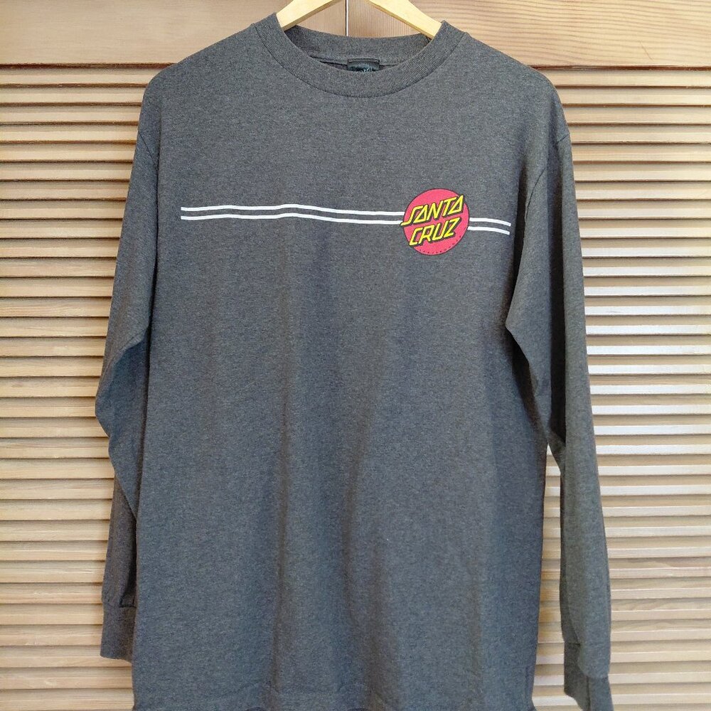 Santa Cruz Skateboards Classic Dot men's regular fit, long-sleeve t-shirt Size M